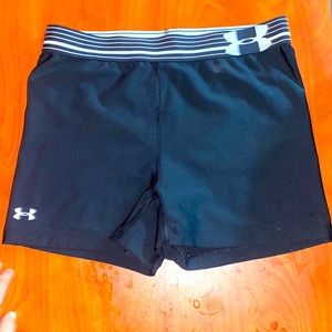 Under armour spandex shorts